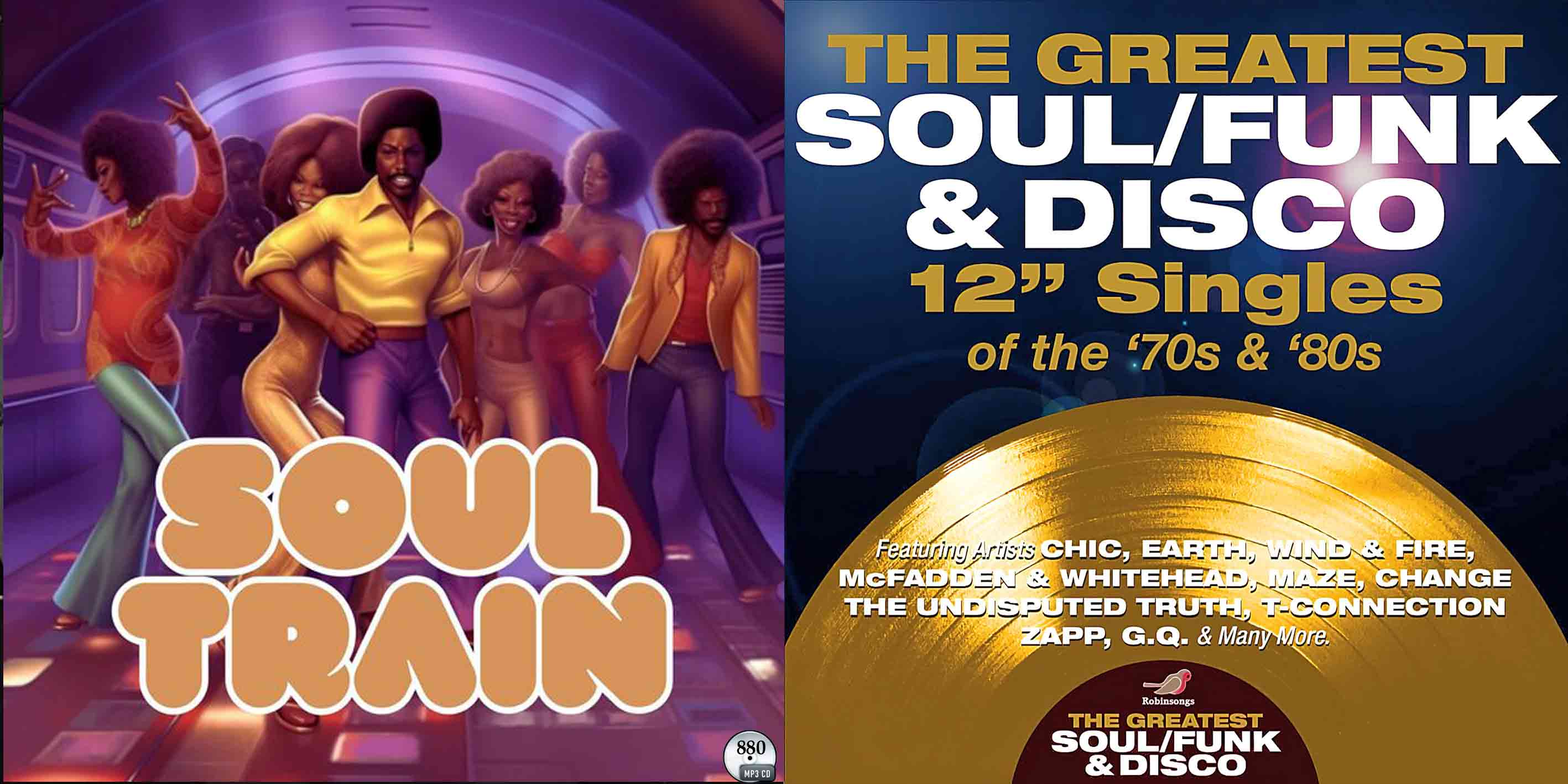 880□Soul Train□Greatest SoulFunk & Disco 12 Inch CD - souflesｈ