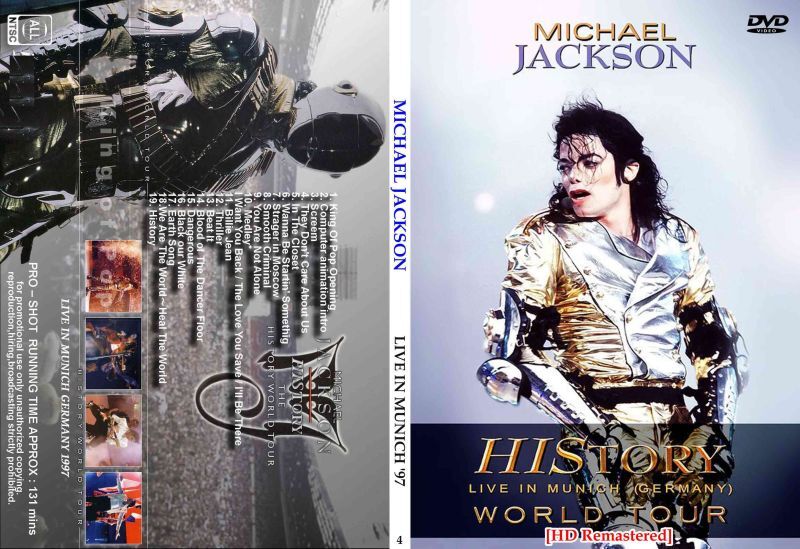 4 マイケルジャクソン 超高画1997ドイツ Michael Jackson DVD