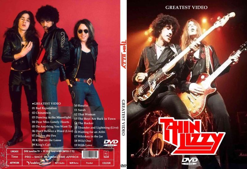○シン・リジィ 全高画質プロモ Thin Lizzy DVD - souflesｈ 音楽工房