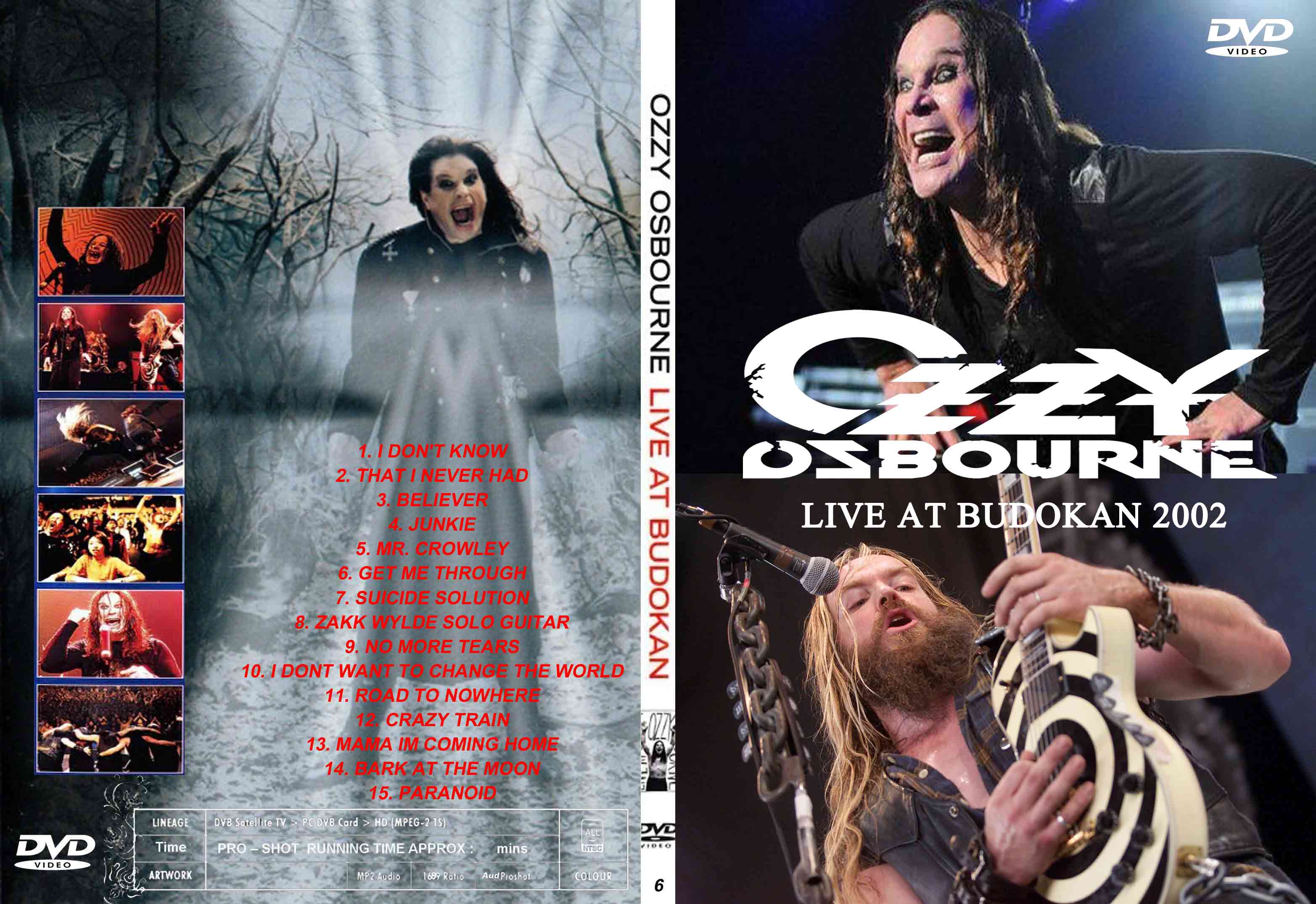 オジー・オズボーン 武道館 Ozzy Osbourne Live ライブ CD Amazon.co.jp: ライヴ・アット武道館 [DVD] : オジー