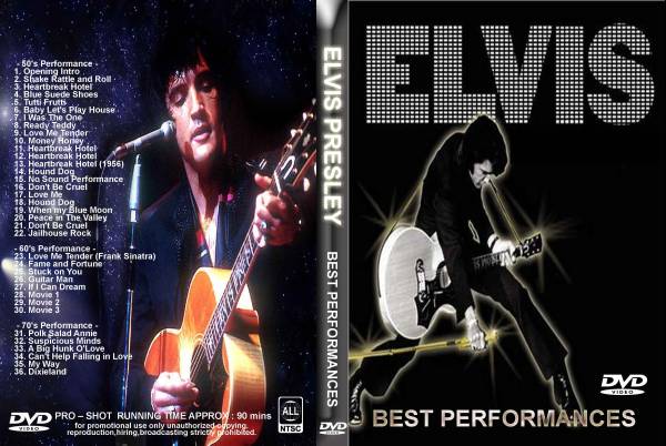 エルヴィス・プレスリー歴史的ベスト映像 Elvis Presley DVD ...